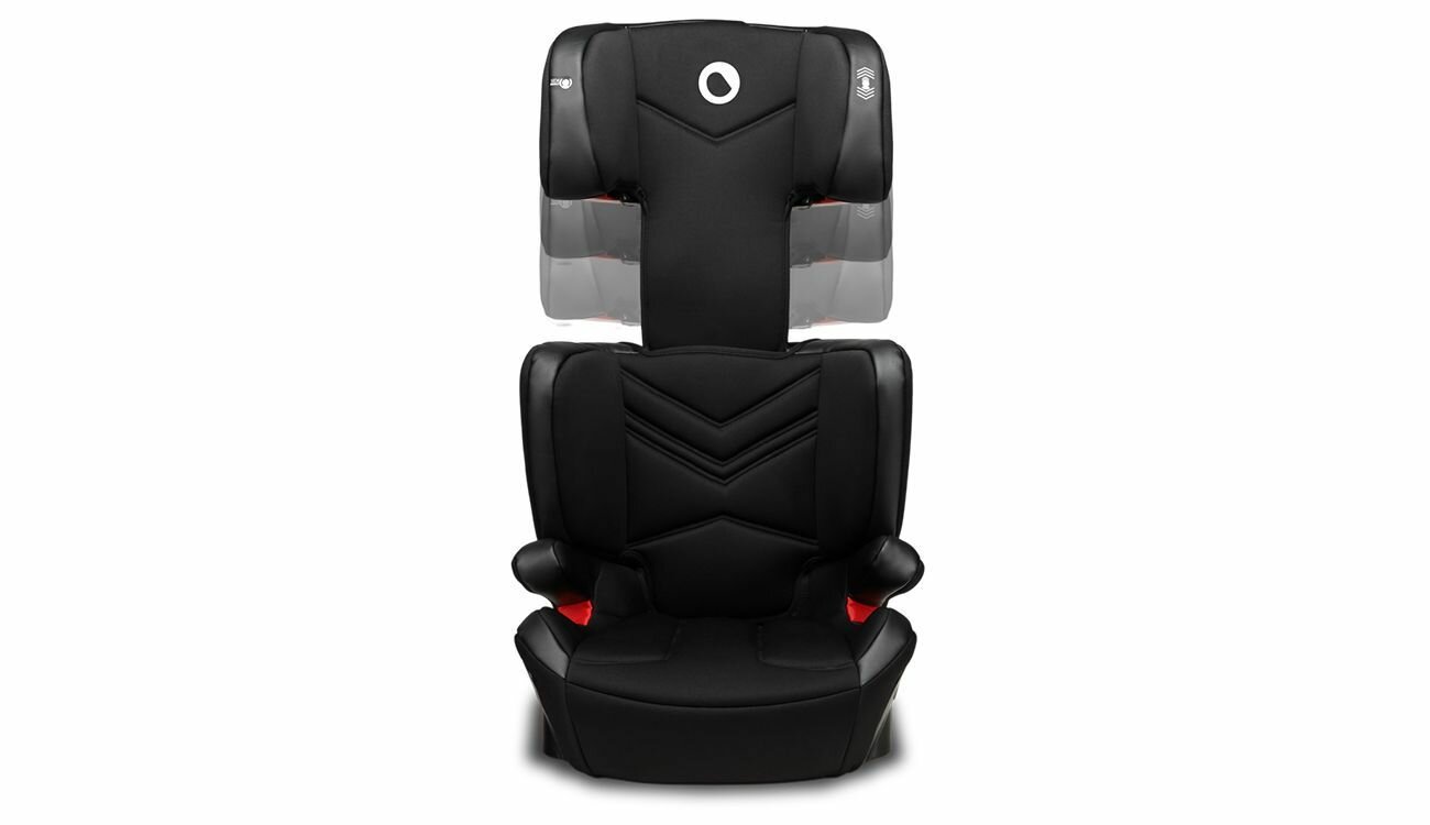 Автокресло Lionelo Hugo Leather ISOFIX Black группа 2-3 (15-36 кг)