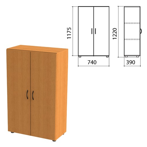 Шкаф Фея закрытый комплект walnut milan 8291₽