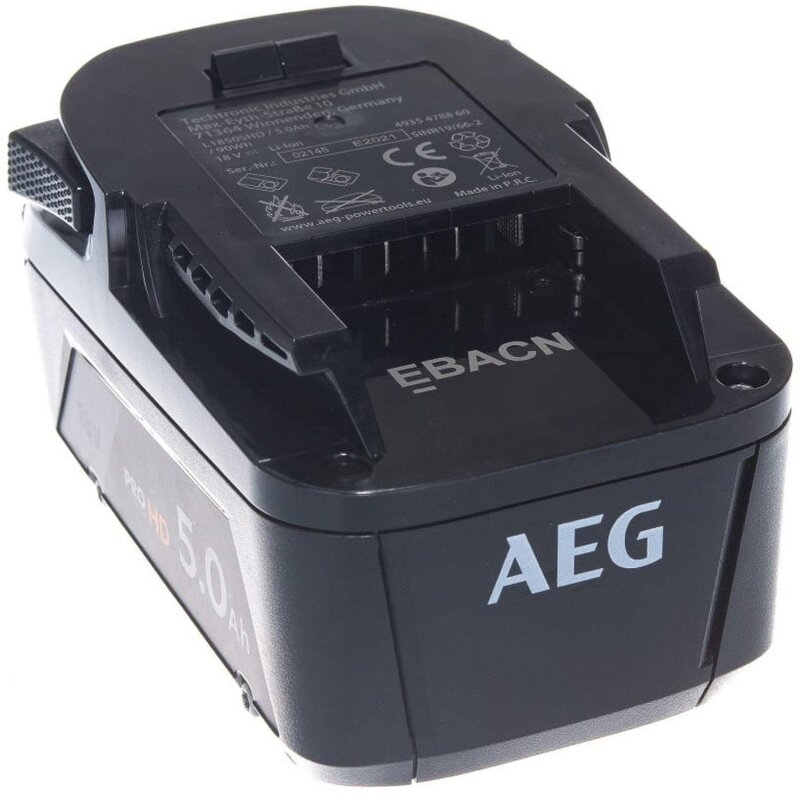Аккумулятор для инструмента AEG L1850SHD 18 В 4 Ач Li-ion (4935478860)