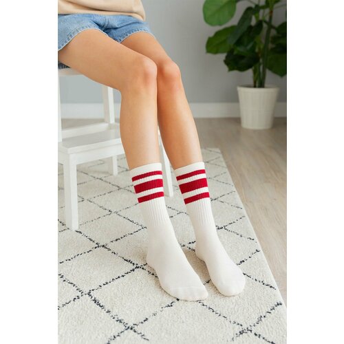 Носки , размер 36-43, красный носки женские короткие хлопок 3 пары
