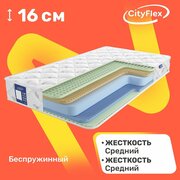 Матрас CityFlex Twist 16 mix R, Беспружинный, 160x190