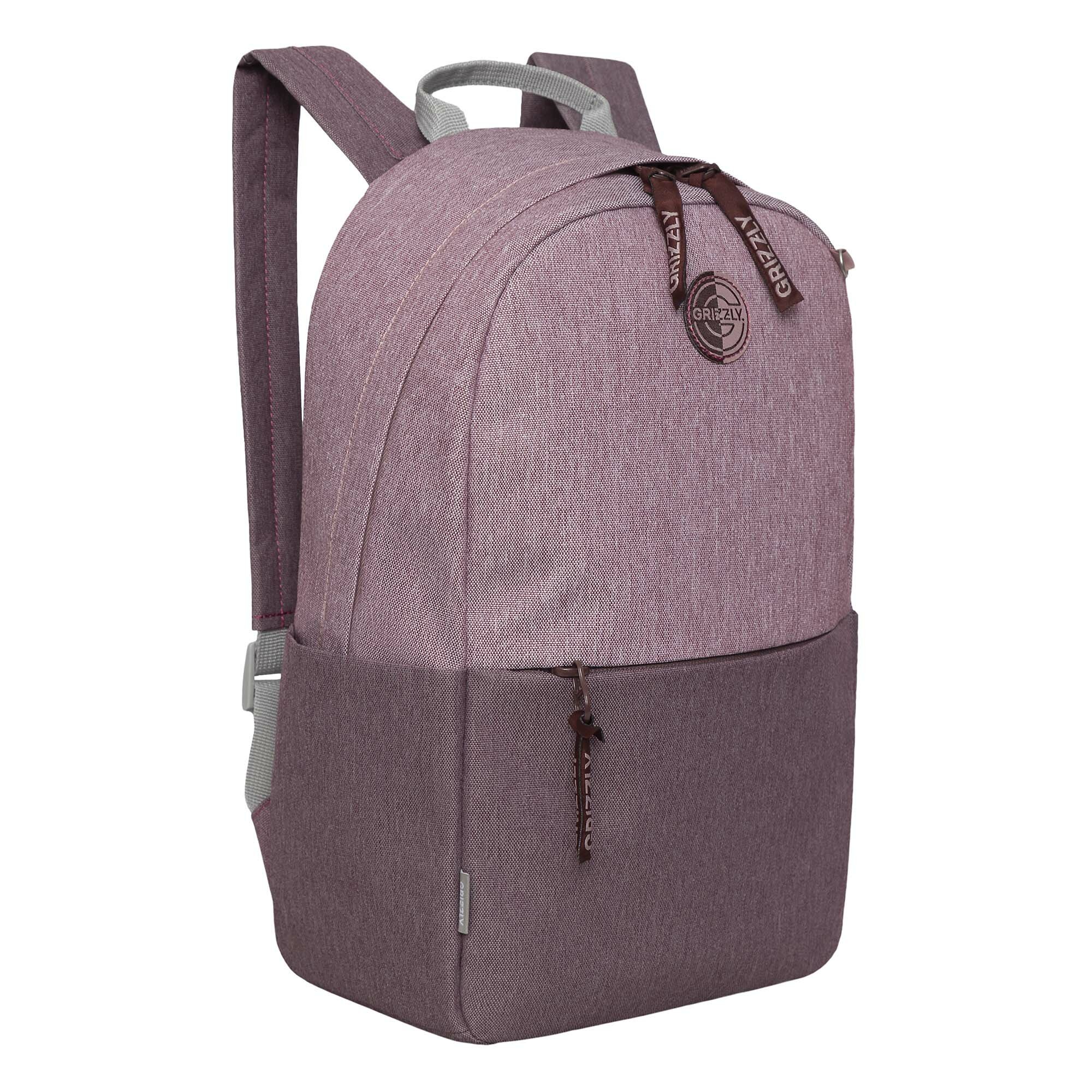 фото Стильный городской рюкзак GRIZZLY с отделением для ноутбука 13", женский RXL-327-1/3