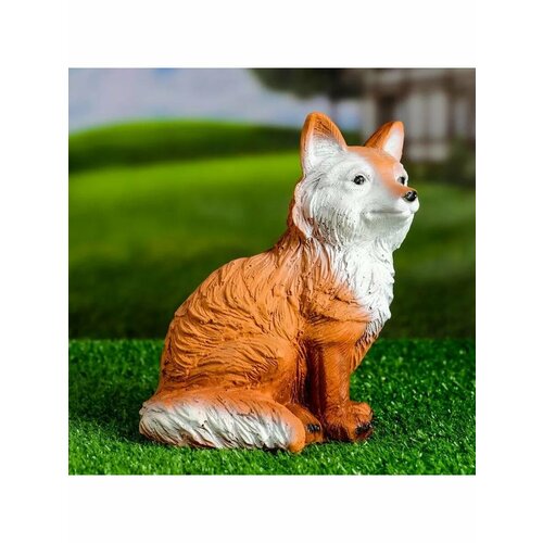 Садовая фигура Лисёнок маленький 13х15х18см 977₽