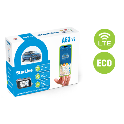 Автосигнализация StarLine A63 V2 LTE ECO