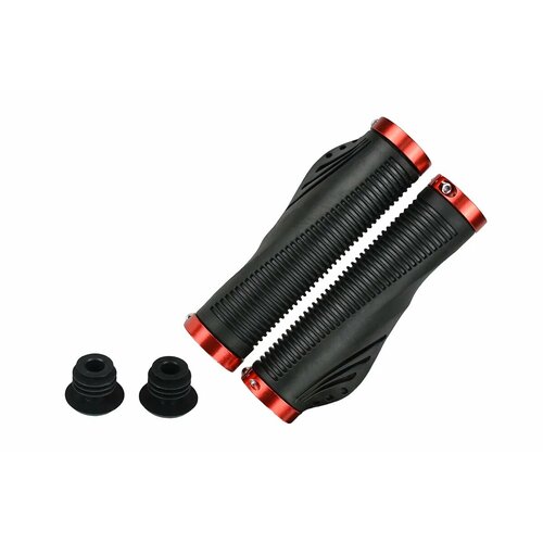 Грипсы MTB VDG8003135мм анатомические с 2 грипстопами под шестигранник черно-красные 1090₽