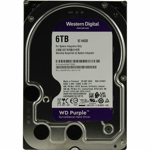 Western digital Жесткий диск 6TB WD Purple WD63PURU 14650₽