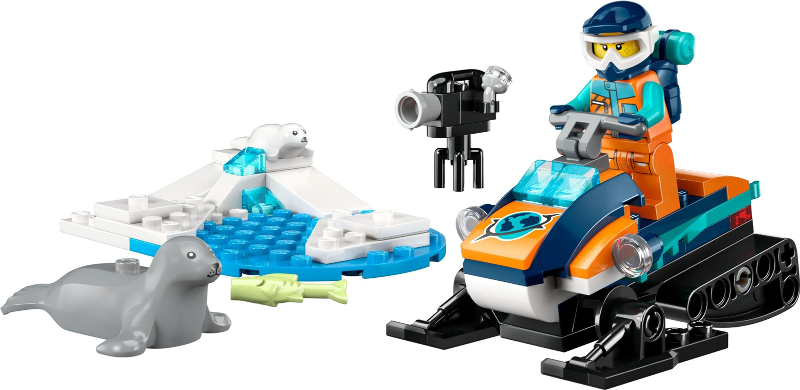 Конструктор LEGO City Arctic Explorer Snowmobile 60376 70 дет.