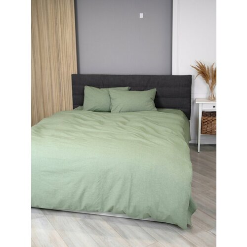 КПБ 20 сп вареный хлопок зеленый Linen Way 3450₽