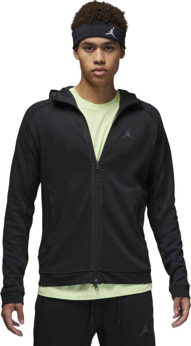 Толстовка NIKE Air Jordan Dri-FIT Sport Fleece Full-Zip, размер M, , черный