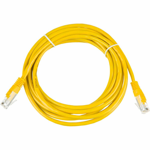 Патч-корд BigTech OPCC022 UTP CCA кат5e3млитоймногожильный желтый 233₽