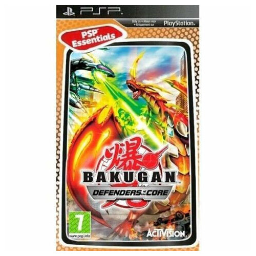 Видеоигра Bakugan: Defenders of the Core (Бакуган) (PSP) обложка Essentials