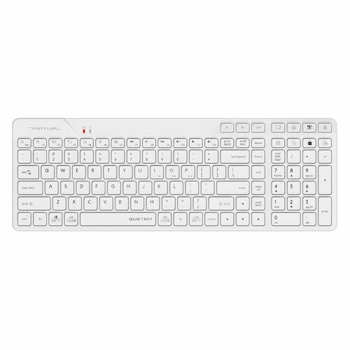 Клавиатура A4TECH Fstyler FBK27C AS USB BluetoothРадиоканал белый 408600₽