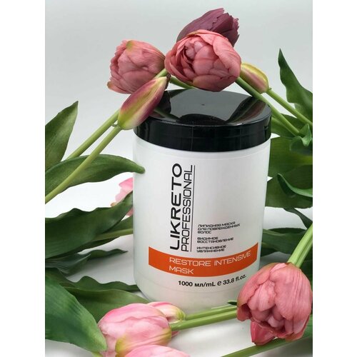 LiKreto Professional Профессиональная липидная маска Restore Intensive для интенсивного восстановления поврежденных волос , 1000 мл