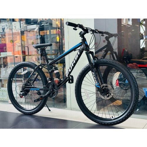 Велосипед горный скоростной FUNSI 615 21s 26 дюймов взрослый мужской и женский для прогулки скоростной спортивный велик черный 2599000₽