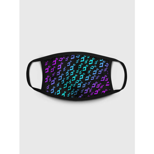 Маска многоразовая защитная Аниме JoJo Bizarre Adventure JOJOS BIZARRE ADVENTURE NEON 468₽