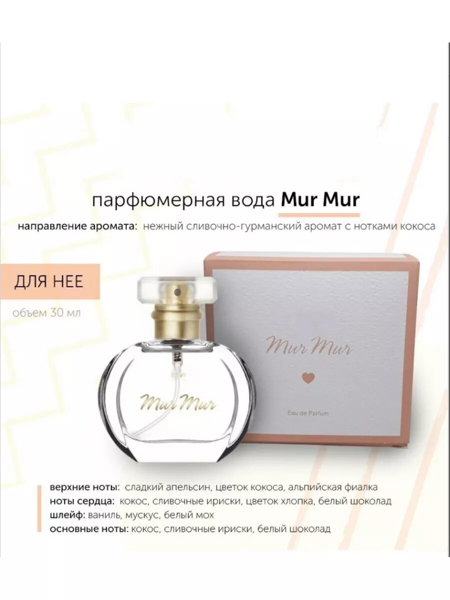 Парфюмерная вода Mur Mur для нее