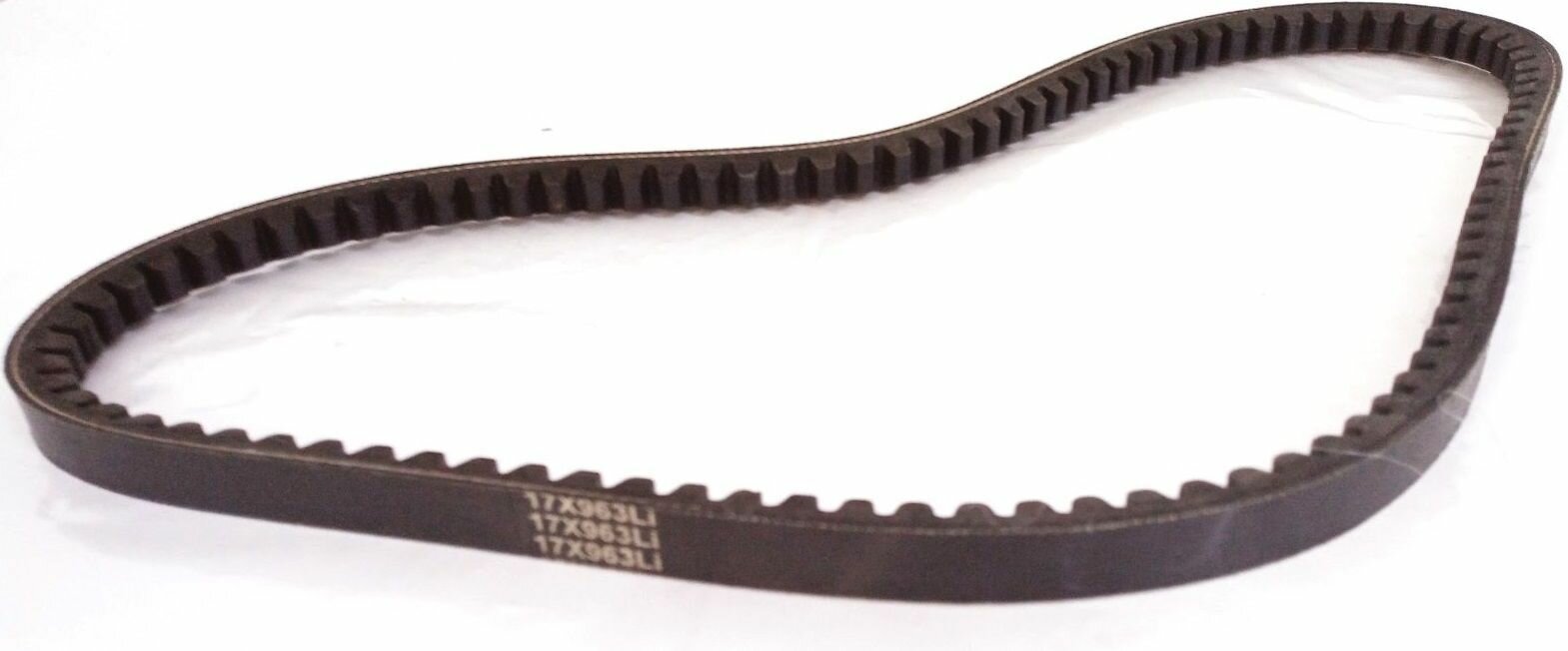 фото Ремень 17x963L зубчатый для мотоблока Carver MT-650, Кубанец МБ-900, Patriot, Зубр, Huter и пр.