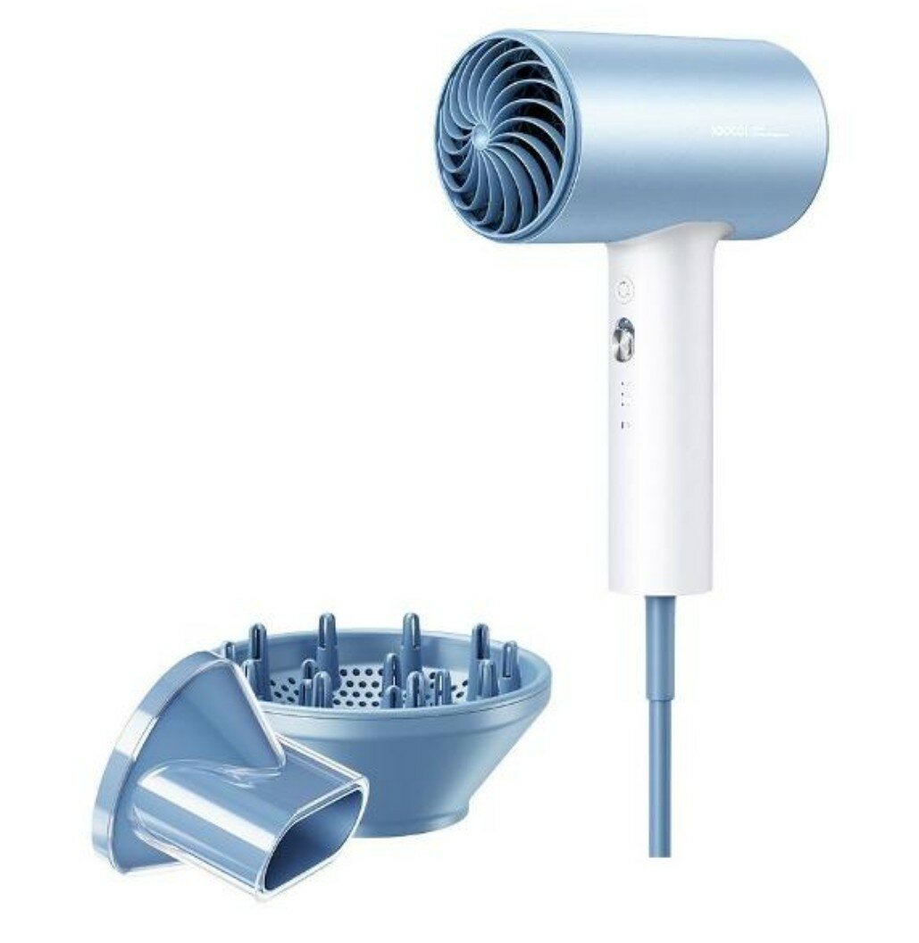 фото Фен для волос SOOCAS H5, сине - белый, Ростест (EAC)