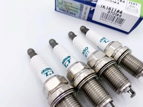 Свечи зажигания (4 шт) иридиевые DENSO IK16TT ваз 8 16 кл, лада веста ...