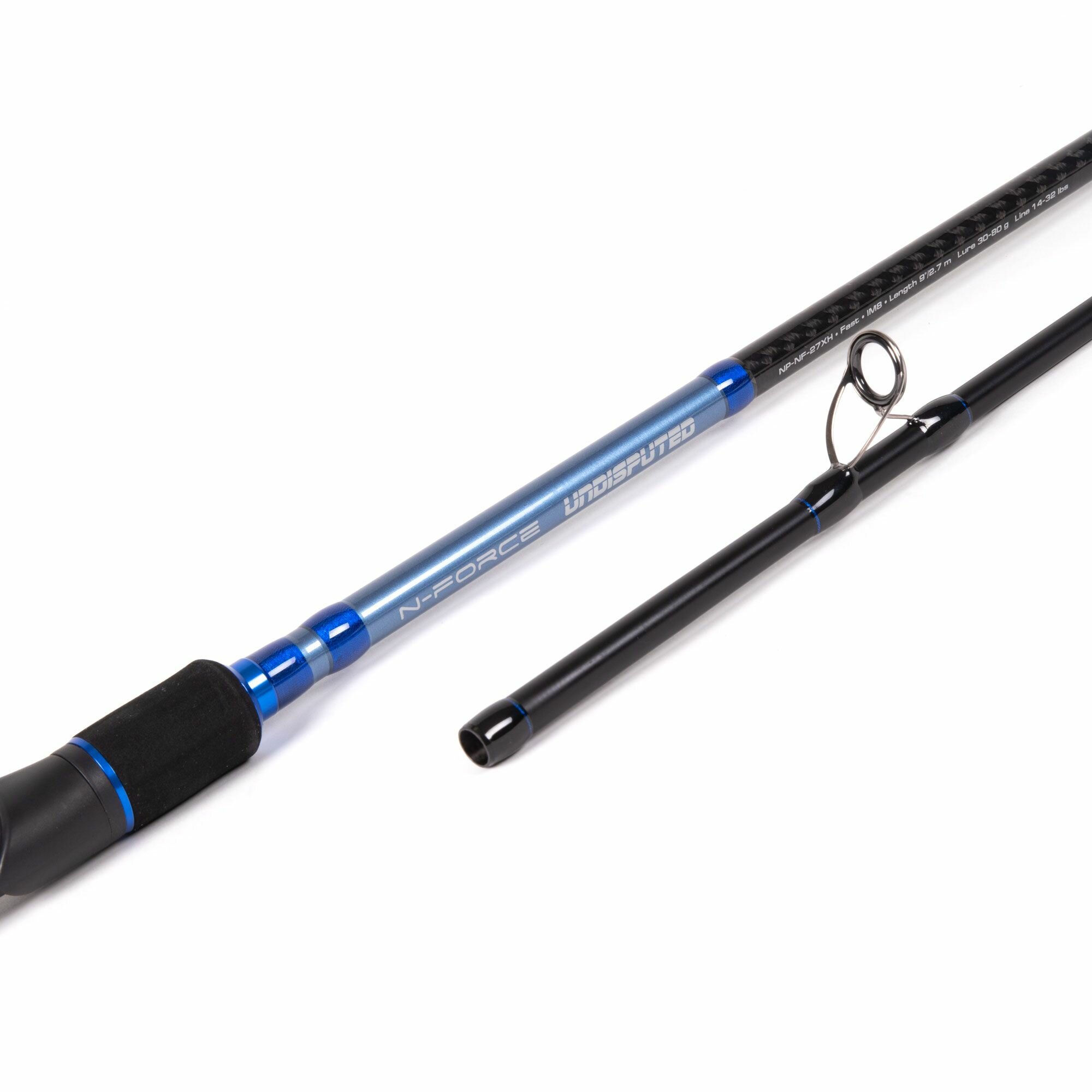 Спиннинг штекерный карбоновый Namazu Pro "N-Force Undisputed" IM8, 2,7 м, тест 30-80 г