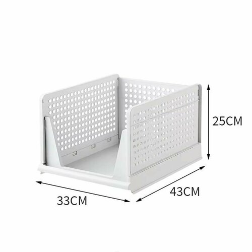 Органайзер для одежный и хранения вещей складной, большой, Белый