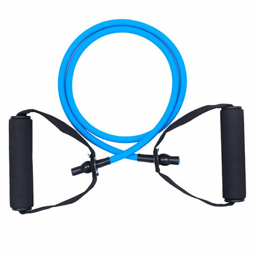 Эспандер SPORTEX Трубка с ручками на растяжение упругость - 9кг синий 649₽