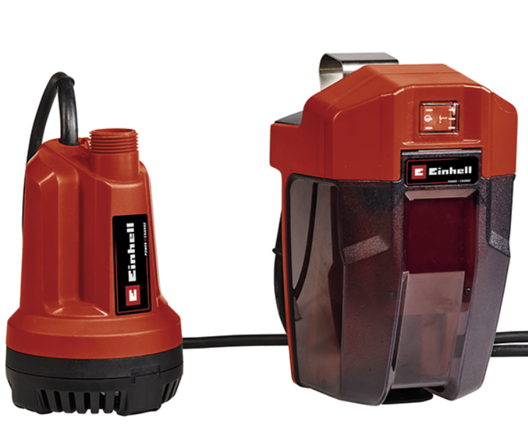 Аккумуляторный погружной насос для чистой воды Einhell PXC GE-SP 18 Li-Solo (без акк. и з/у)