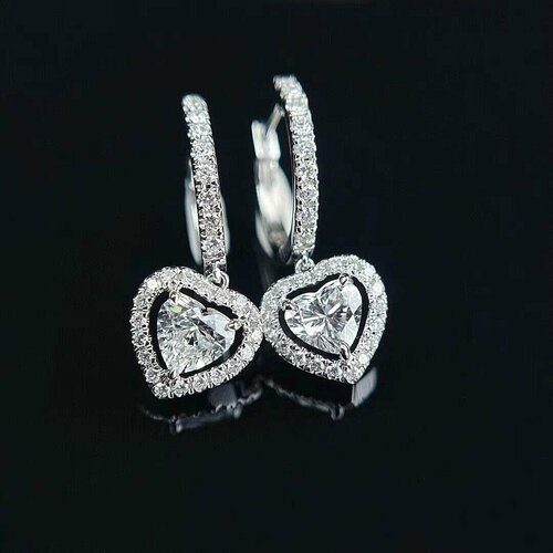 Серьги пусеты Kyle, размер 28 мм, серебристый