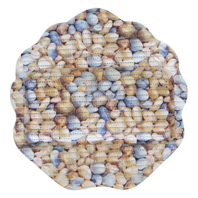 Подушка в ванну вилина Релакс Камушки 33х33см ПВХ разноцветная