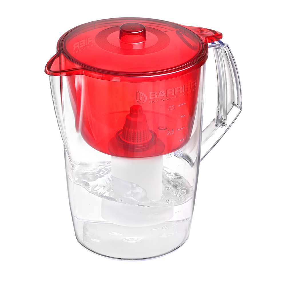 Кувшин-фильтр для очистки воды Барьер Лайт белый 3.6л [в060р51]