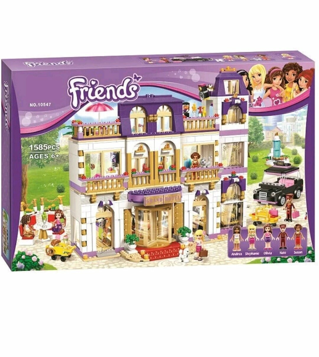 Конструктор / Friends / Гранд-отель / 1585 деталей/ 10547/ ребенку