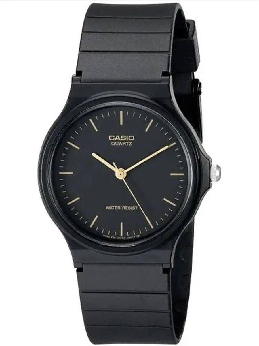 Наручные часы CASIO, черный, золотой