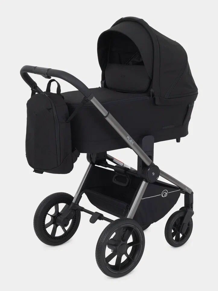 Коляска 2в1 RANT FLEX PRO RA074 BLACK Легкая удобная маневренная