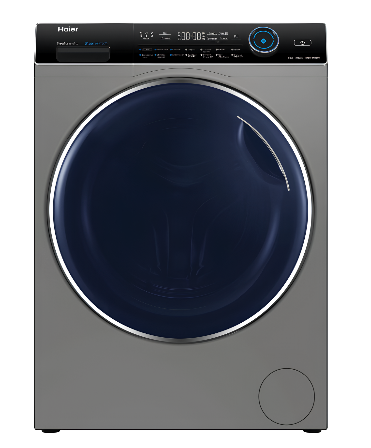 Стиральная машина с сушкой Haier HWD80-BP14979S серая загрузка 8кг сушка 5
