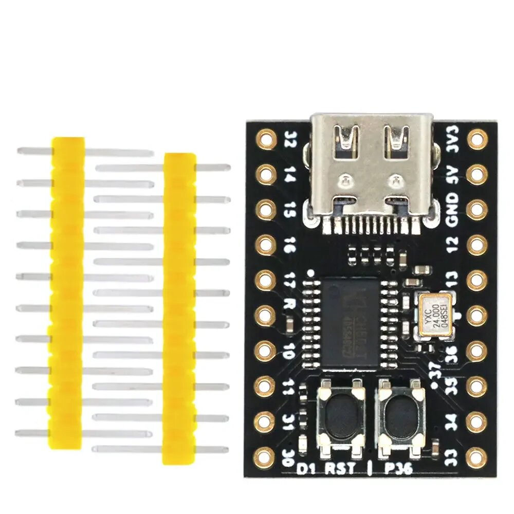 CH552 Мини-ядерная плата Type-C USB Learning Development WCH MCS51 для Arduino 51, минимальная системная плата