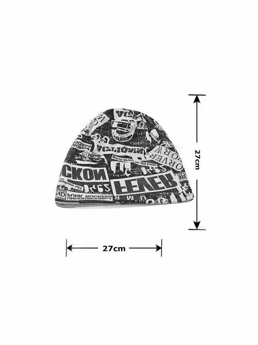 Шапка-бини Disparo Базовая коллекция для мужчин, размер 54-60, синий — фото 1