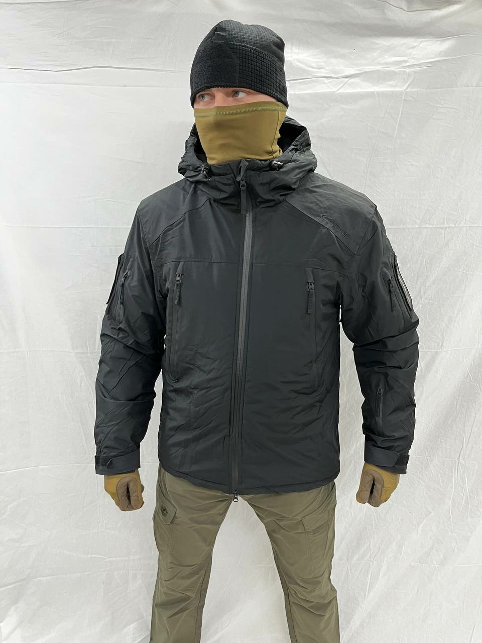 Куртка  Осень-зима 2025, размер L, черный — фото 1