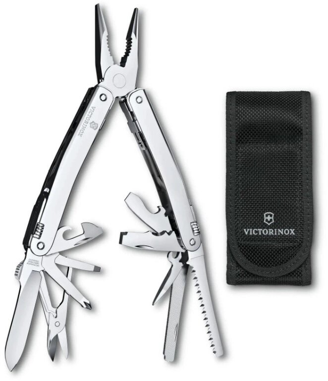 Мультитул Victorinox SwissTool Spirit MX (3.0224. MN) 105мм 24функц. чехол нейлоновый серебристый подар. коробка
