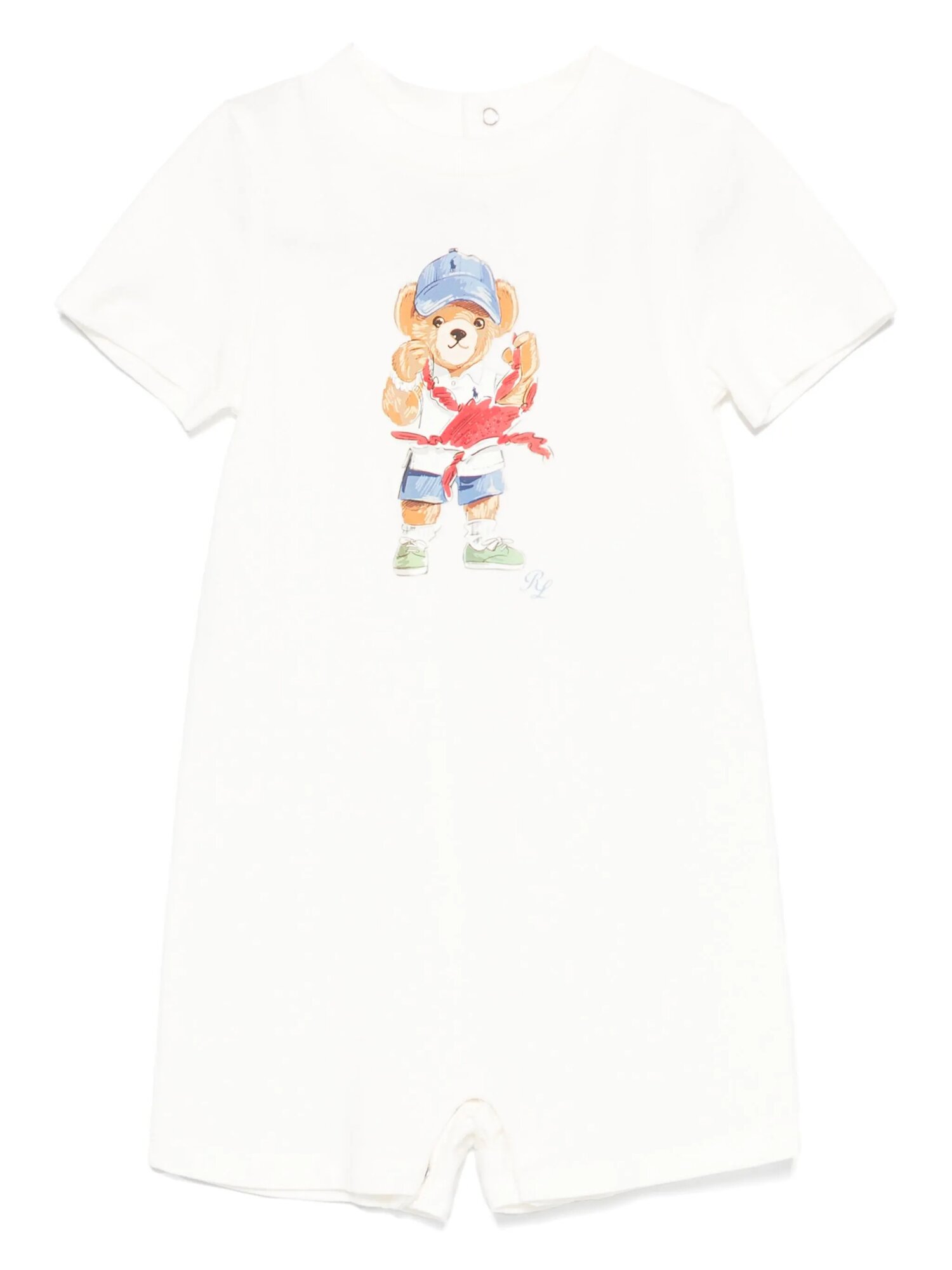 Комбинезон Polo Ralph Lauren Polo Bear, размер 3 мес, белый