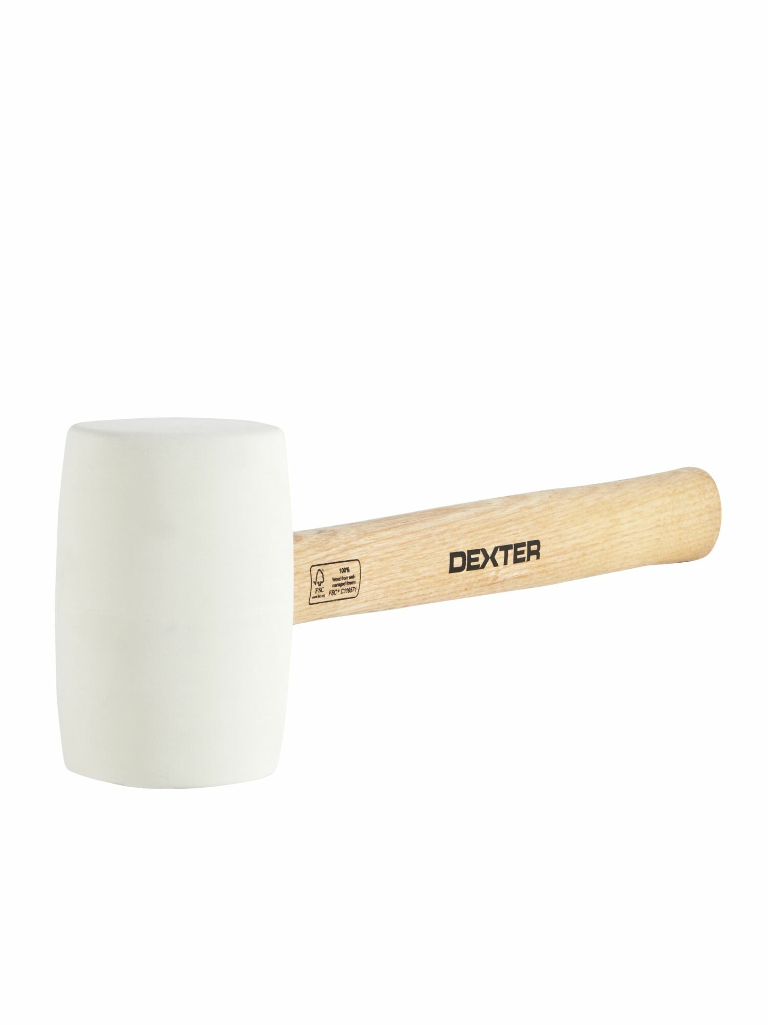 Киянка резиновая белая Dexter XM171124032 450 г