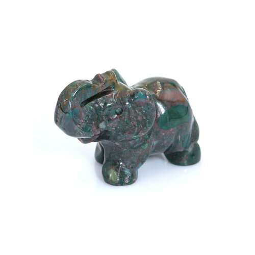 Фигурка Слон из натурального камня гематит 999₽