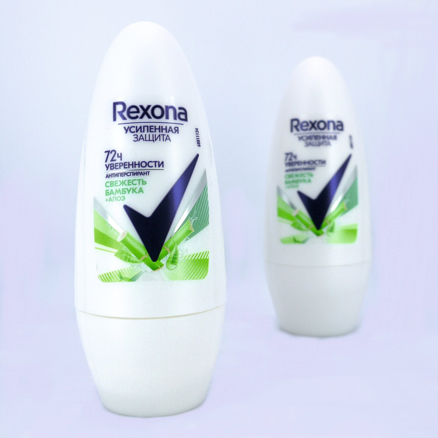 Антиперспирант шариковый Rexona "Свежесть бамбука + алоэ". Упаковка 2 шт. — фото 1
