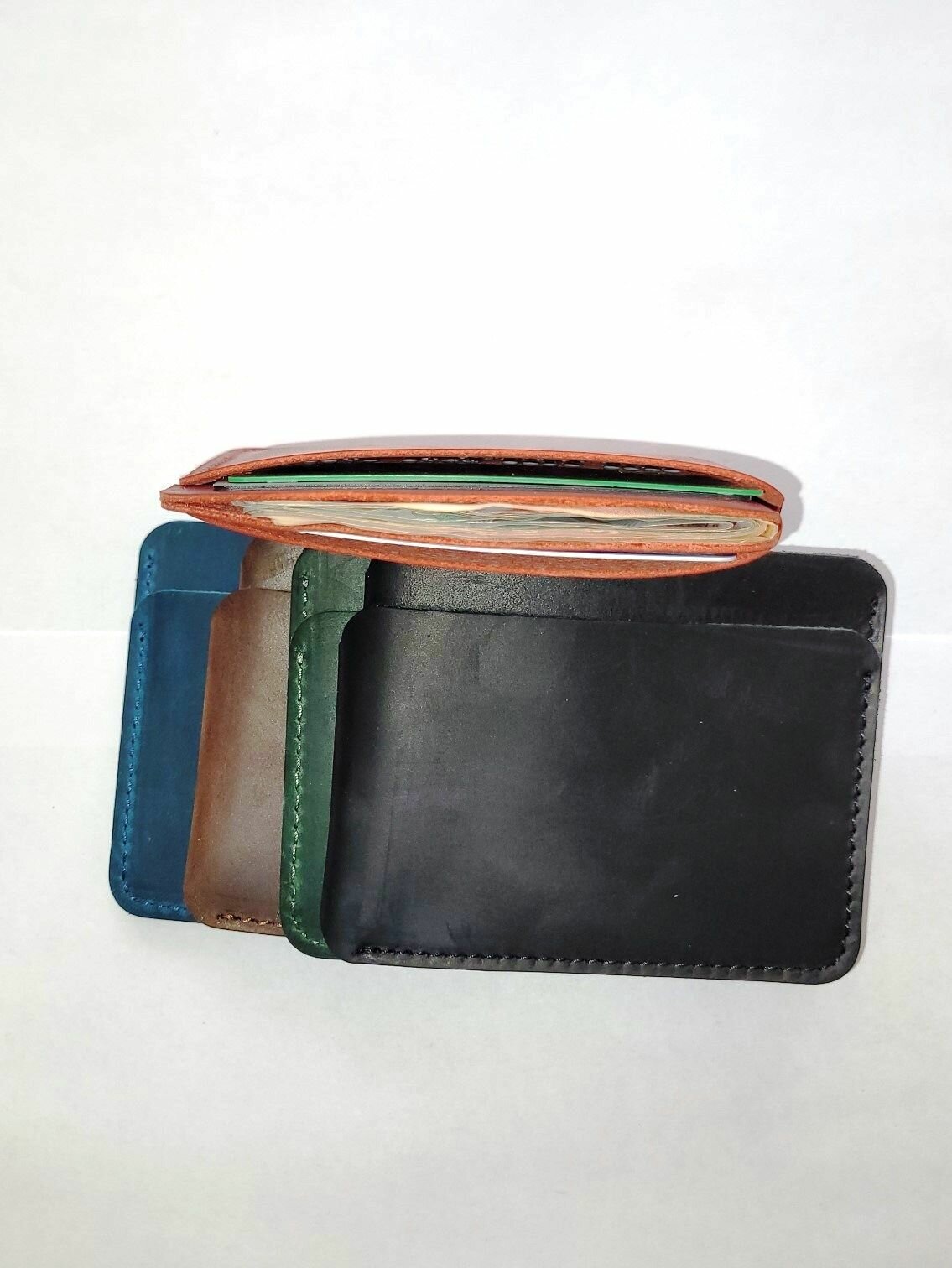 Картхолдер КожаноFF, фактура матовая, бордовый — фото 1