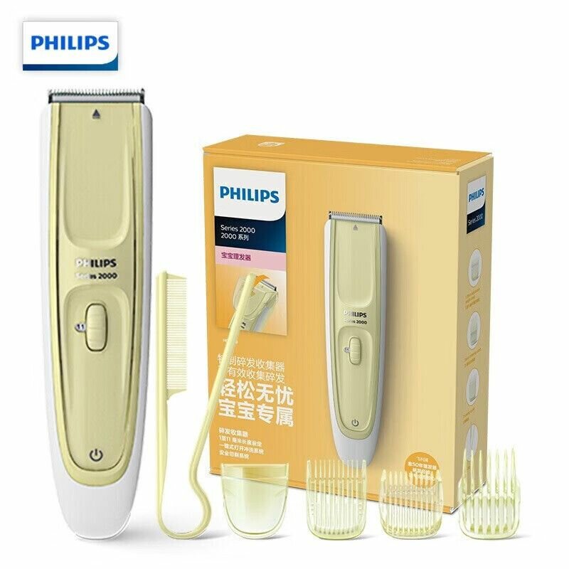 Машинка для стрижки волос Philips HC2089 для детей, удобная и тихая, 11 настроек длины
