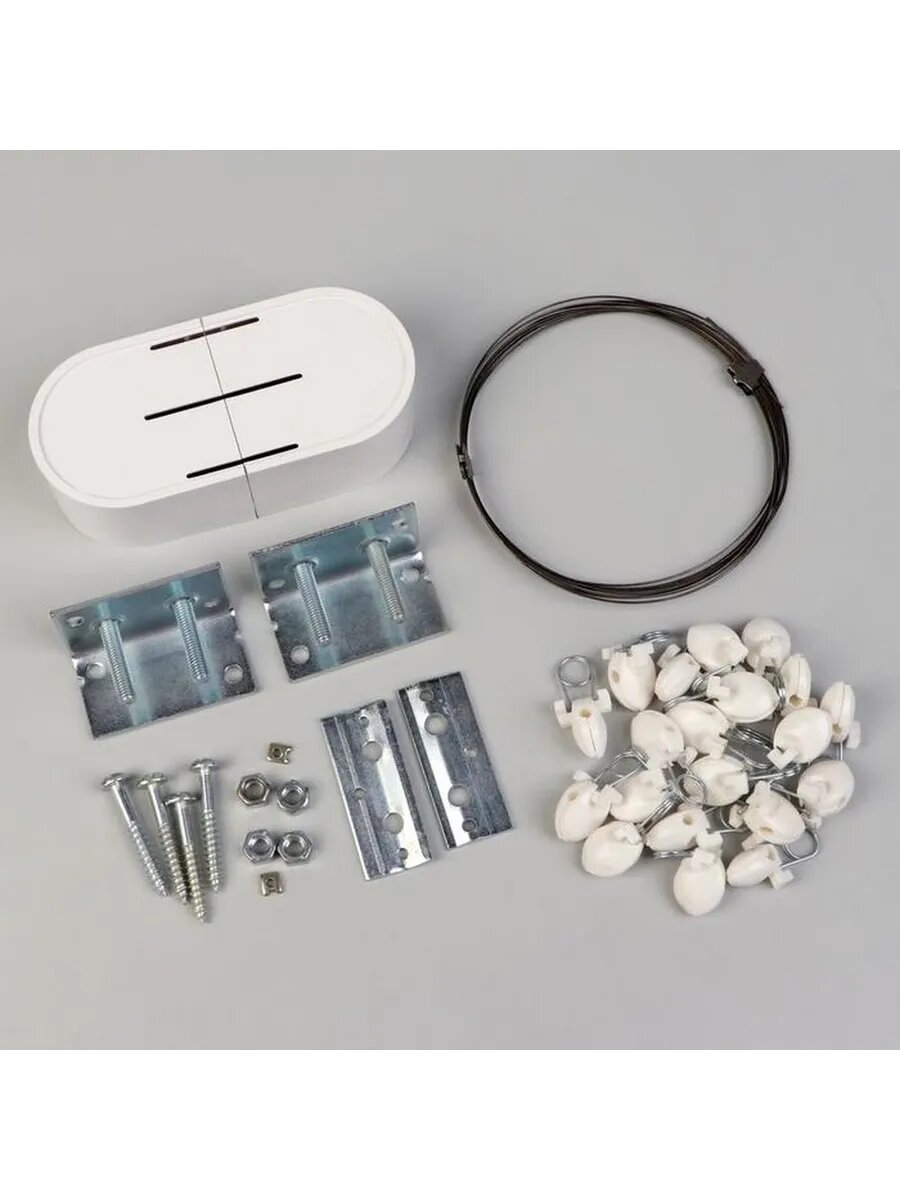 Легкий струнный карниз для штор и декора