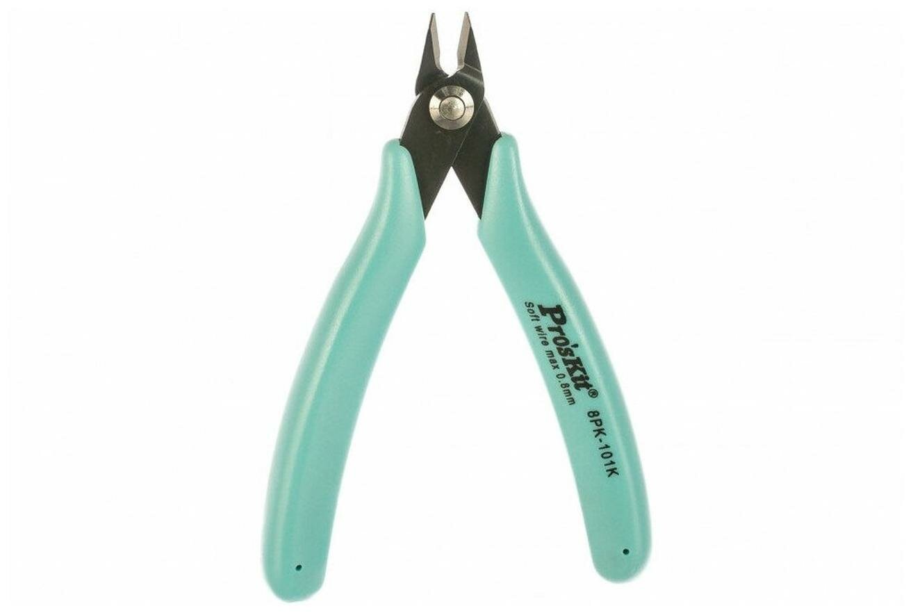 Кусачки Pro'sKit 8PK-101K диагональный резом, рукоятка пластик, цвет зеленый — фото 1