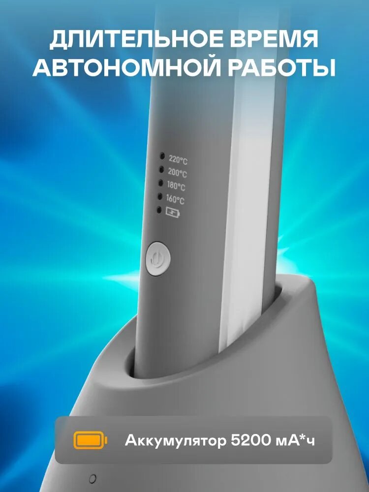 Выпрямитель для волос беспроводной Freedom Glide. Мощность 65 Вт. — фото 1