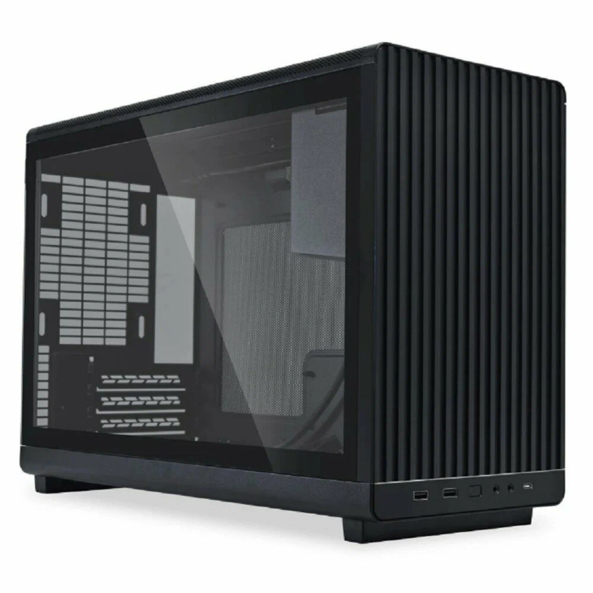 Корпус для компьютера Lian Li A3-mATX TG, Tempered Glass Edition, Bottom Dust Filter (G99. A3X.10R), черный