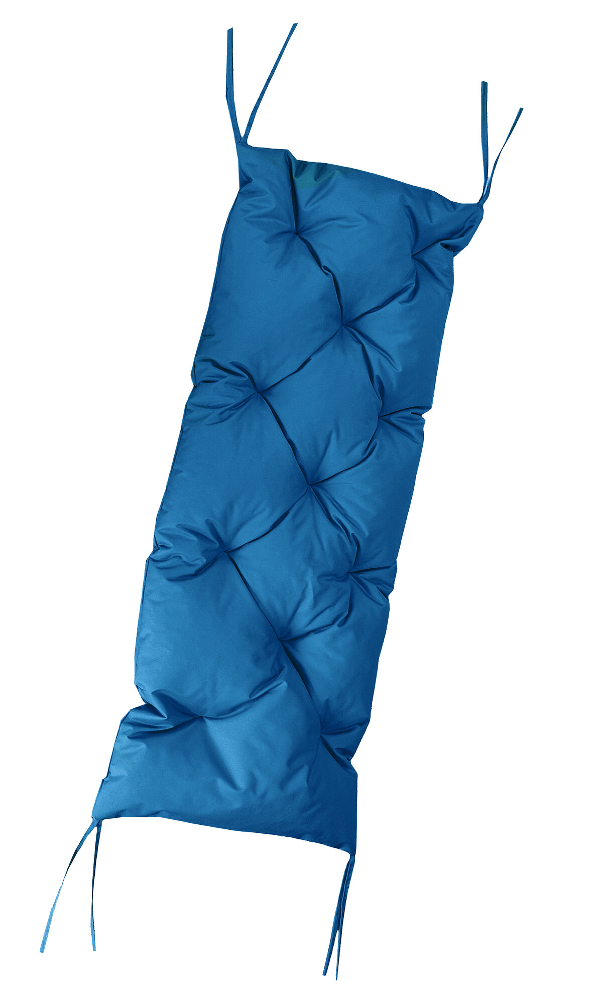 Матрас 120х45х6 см с имитацией пуговиц 11 шт, оксфорд синий БельВита