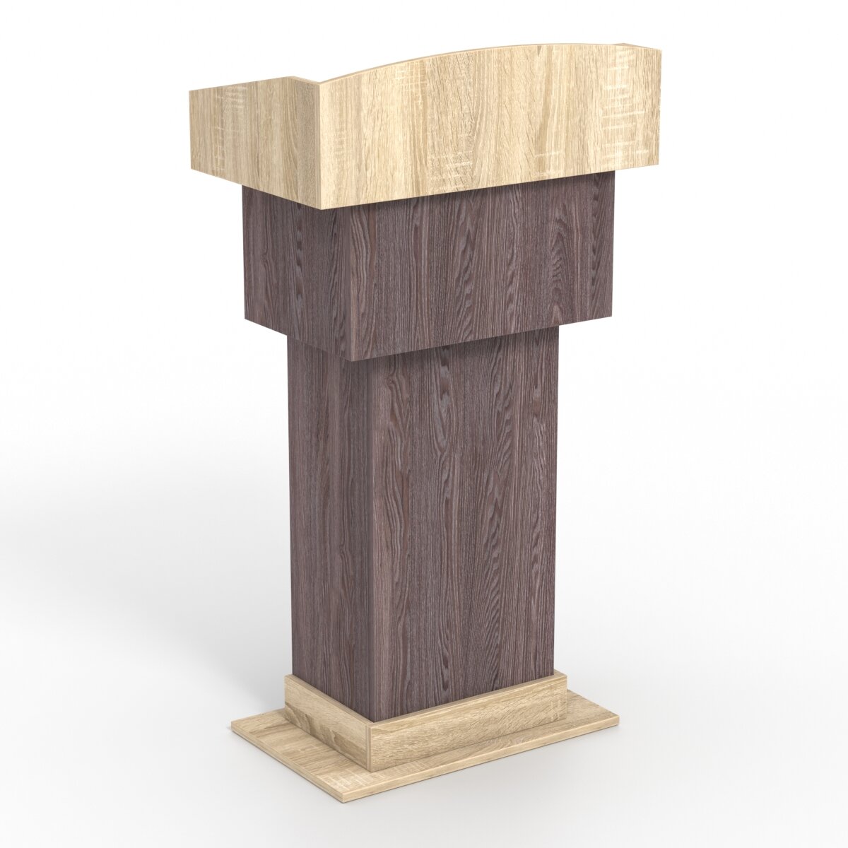 Трибуна "диктор" №122, Ясень Анкор темный и Дуб Сонома. Производитель товара - компания Westcom.